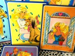 barbie sewing cards f